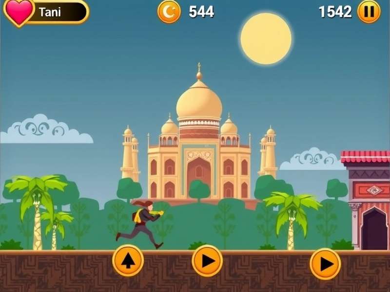 Taj Palace Runner Gameplay Screenshot